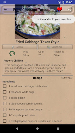 High Fiber Recipes Screen 3