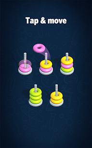 Hoop Sort Puzzle: Color Ring MOD (Free Rewards) 1