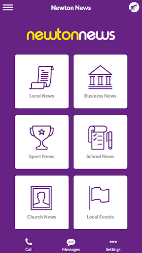 Android application Newton News screenshort