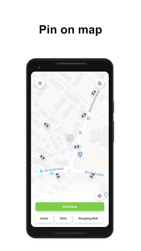 Android application Taxi Bern screenshort