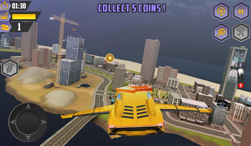 Flying Racing Car Games  screenshots 2
