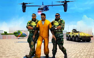 Army Prisoner Transport Games - Screenshot 1