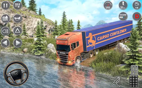 貨運卡車遊戲：泥車