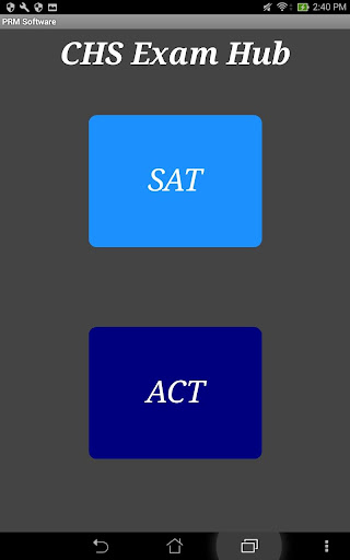Android application CHS Exam Hub screenshort