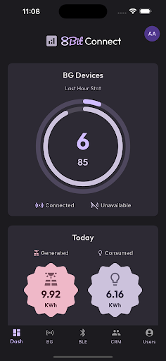 Android application 8Bit Connect screenshort