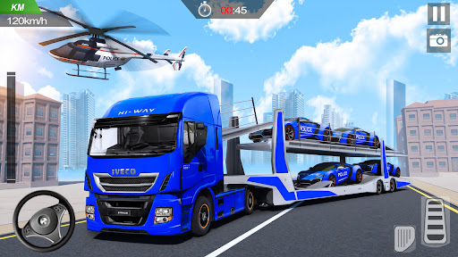 Android application Police Airplane Car Transport screenshort
