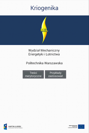 Android application Kriogenika screenshort