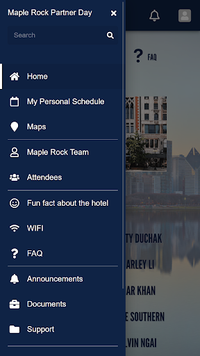 Maple Rock Partner Day Screen 3