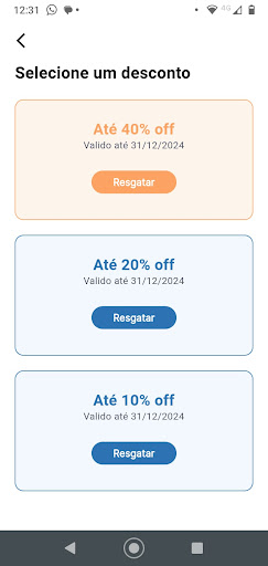Android application Médico na Hora screenshort