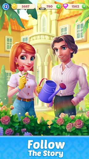 Android application Happy Merge House screenshort