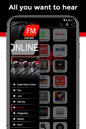 Android application Radio Music Online screenshort