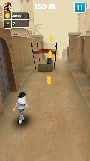 Android application Mussa 3D Run screenshort