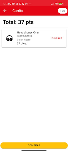 Android application Danfoss Puntos Red screenshort