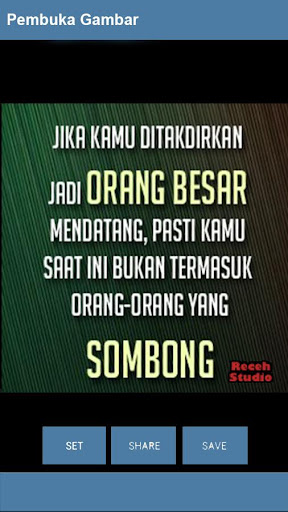 Gambar DP Kata Sombong