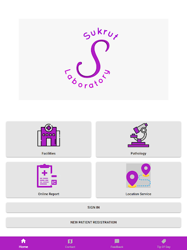 Sukrut Pathology Laboratory Screenshot