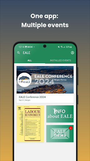Android application EALE Conference screenshort