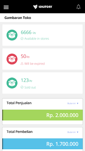 Android application Logitory screenshort