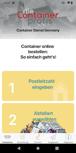 Die Container Profis Screen 2