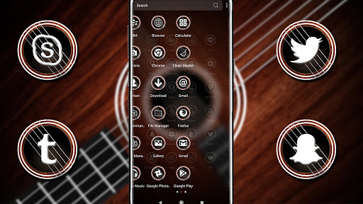 Guitar Launcher Theme Screen 2