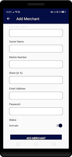 Logistics Admin Screen 3