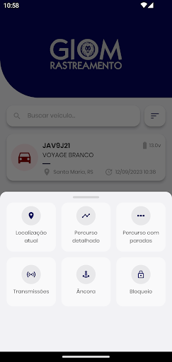 Giom Rastreamento Screen 2