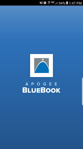Android application Apogee BlueBook screenshort