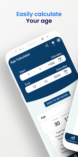 Android application Age Calculator - Date of Birth screenshort