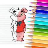 coloriage pepa pig icon