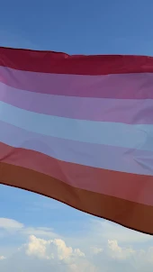 Lesbian flag Wallpaper