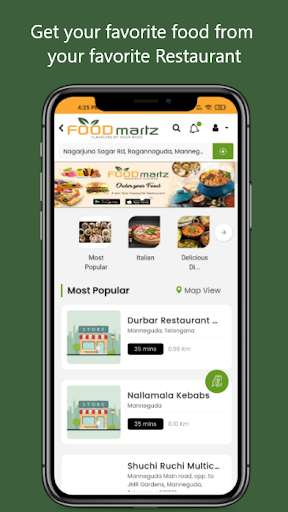 Food martz - food delivery app
