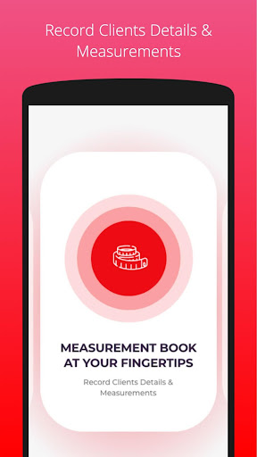 Android application Measurement Book screenshort