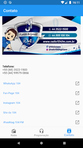 Rádio 104 FM Goioerê Screen 3