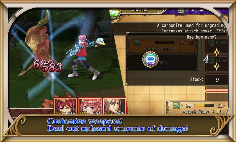 Android application RPG Revenant Saga screenshort