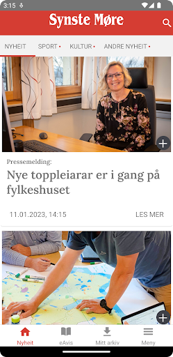 Android application Synste Møre screenshort