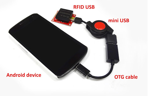 Android application RFID Time Recorder - RFID USB screenshort