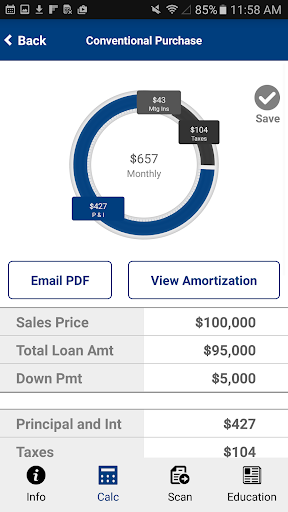 Screenshot of Sierra Mortgage
