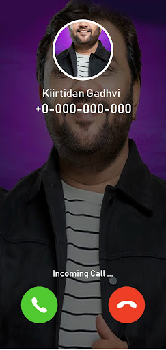 Kirtidan Gadhvi Fake Call Screen 3