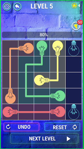 Neon Light Puzzle : Connect Th Screenshot 3 - AppWisp.com
