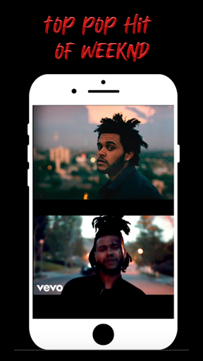 Android application The weeknd Playlist offline screenshort