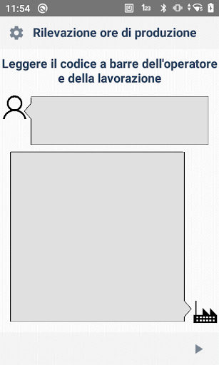 Android application Ore di Produzione screenshort