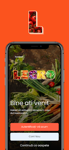 Android application Legro Livrari screenshort