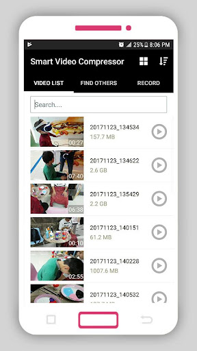 Screenshot of Smart Video Compressor resizer