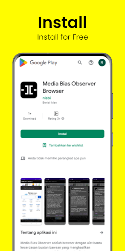 Android application Media Bias Observer Browser screenshort
