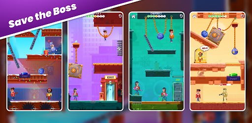 Rescue the Boss - Rope Chaos