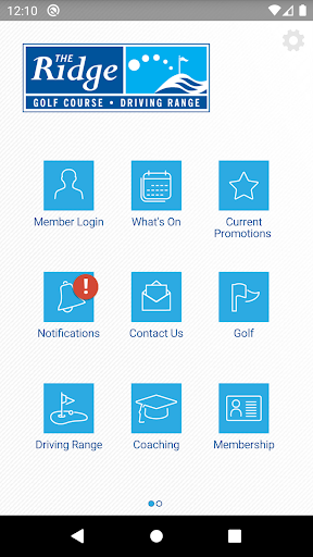 Android application The Ridge Golf Course screenshort