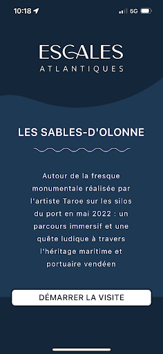 Android application Escales screenshort