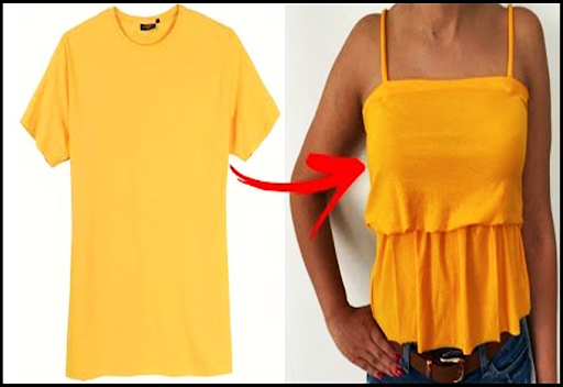 How to recycle and reuse used clothing easy??