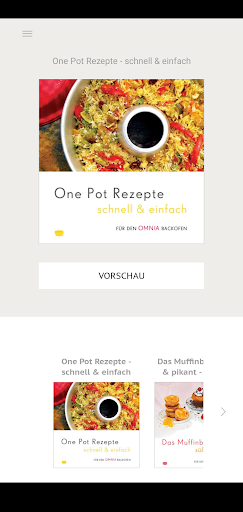 Android application mobile cooking screenshort