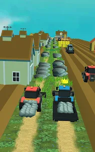 Tractor Running Farming Games