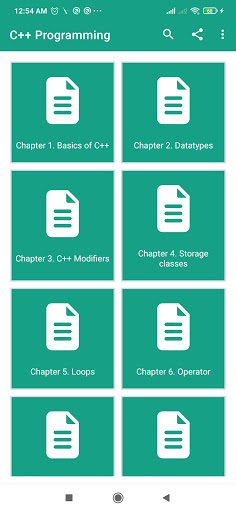 Android application C++ Programming screenshort
